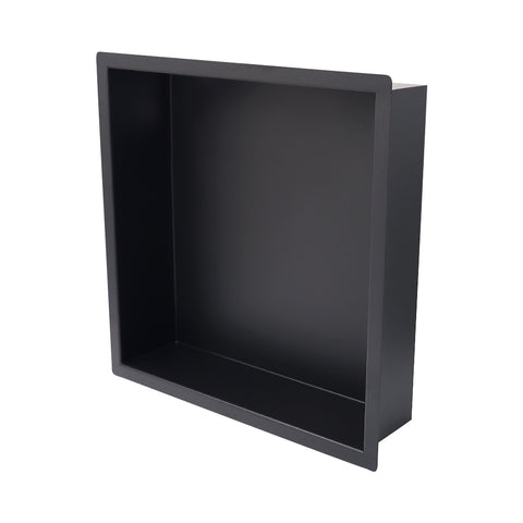 613008 61300801 Modern Dersign Stainless Steel Matte black Shower Niches For Bathroom Wall Shell
