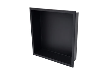 613009 61300901 ODM OEM Factory Cheap Price Soap Bathroom Black Stainless Steel Shower Niche