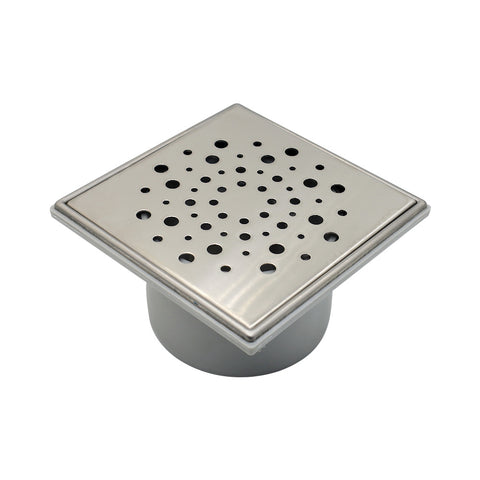 711110 71111002 SS Cover High flow Square Outdoor Plastic Floor Waste Shower Drain