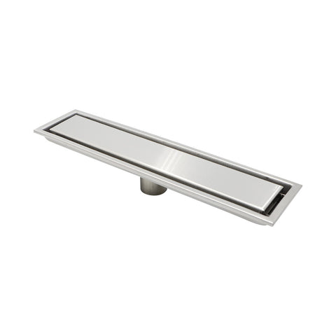 713014 71301403 Odor-resistant Rectangle SUS304 Stainless Steel Invisible Shower Long Floor Drain