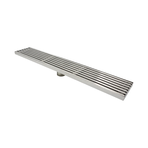 713016 71301605 New Design Customized Size Anti-odor Bathroom Balcony Stainless Steel Shower Long Floor Drain