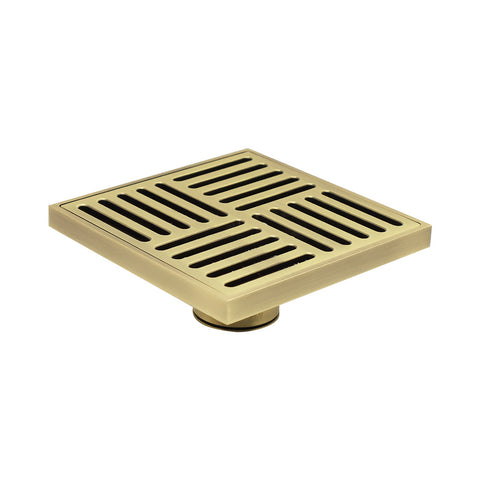 715019 71501901 Bathroom Drainer Metal Brass Tile Insert Conceal Invisible Square Brass Shower Floor Drain Strainer
