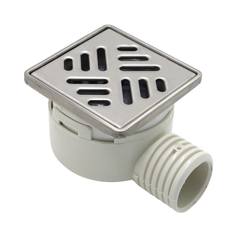 726235 72623502 Hot Sale Plastic Pvc for drainage Fittings Square Plastic Shower Floor Drain