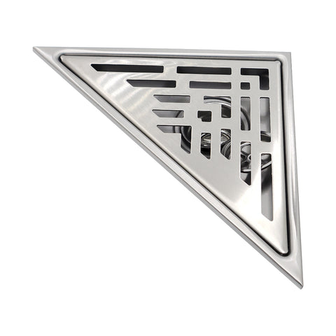 713021 71302101 New arrivals Hotel Triangular 304 Stainless Steel deodorant corner Floor Drain