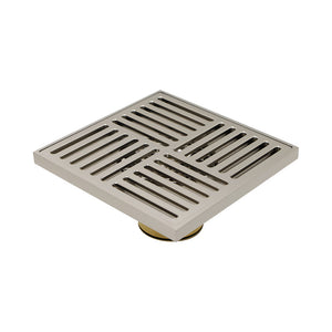 715022 71502201 Bathroom Shower Room All-copper Nickel Brushed Brass Floor Drain