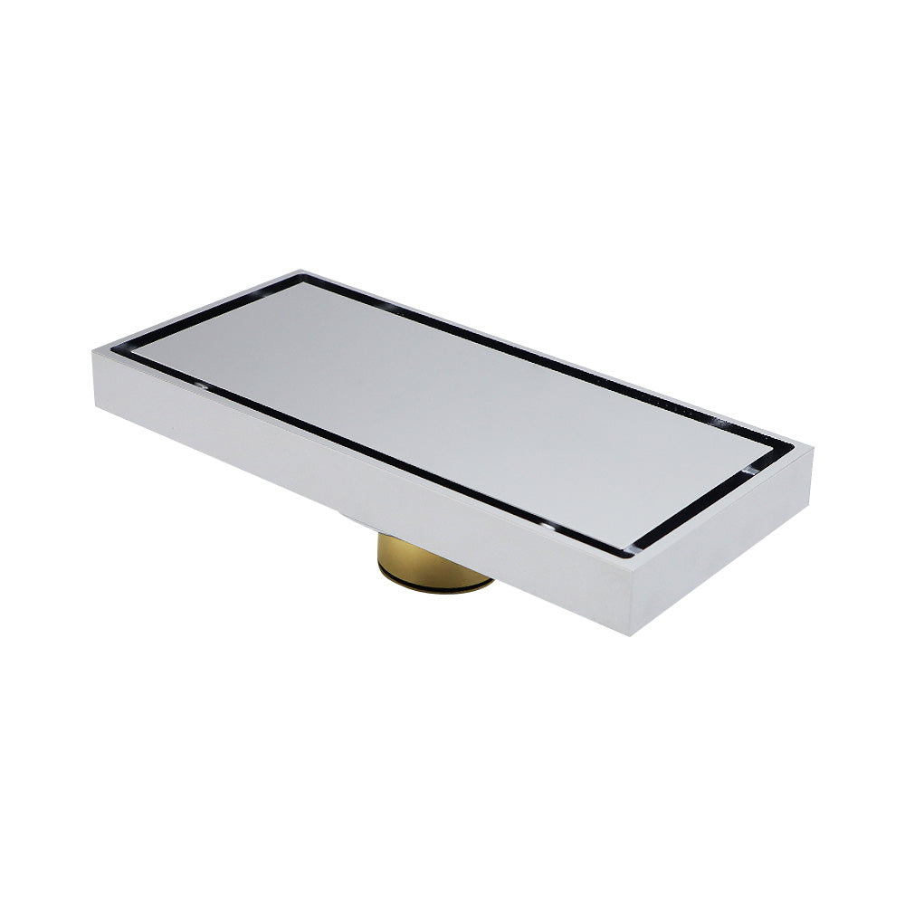 715049 71504901 Customized Logo Bathroom Grate Invisible Long Linear Floor Drain Tile Insert Shower Channel Drain