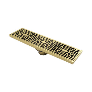 715051 71505102 Antique Bathroom Brass Long Shower Floor Drain